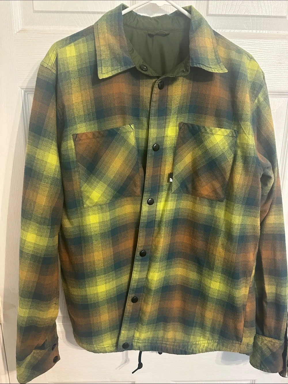 The North Face Men's Olive Green Reversible Jacket